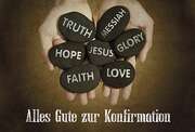 Faltkarte: Alles Gute zur Konfirmation Faltkarte: Alles Gute zur Konfirmation