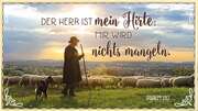 Schokoladengrüße "Der Herr ist mein Hirte" (40g) Schokoladengrüße "Der Herr ist mein Hirte" (40g)