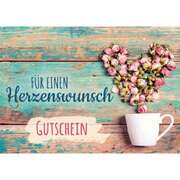 Faltkarte - Für einen Herzenswunsch Faltkarte - Für einen Herzenswunsch