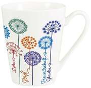Grafiktasse Pusteblume "Schutz, Segen, Gelassenheit ..." Grafiktasse Pusteblume "Schutz, Segen, Gelassenheit ..."