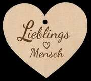Holzherz - Lieblingsmensch Holzherz - Lieblingsmensch