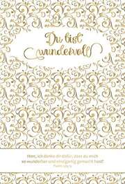 Faltkarte: Du bist wundervoll - Gold-Edition - Neutral Faltkarte: Du bist wundervoll - Gold-Edition - Neutral
