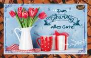 Schokokarte - Zum Geburtstag alles Gute! Schokokarte - Zum Geburtstag alles Gute!