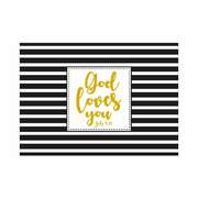 Postkarte "God loves you" - neutral