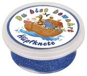 Springknete: Arche Noah - blau mit Glitzer Springknete: Arche Noah - blau mit Glitzer