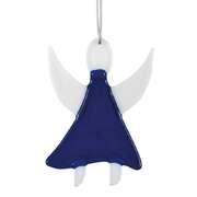 Baumschmuck aus Glas "Engel" - blau Baumschmuck aus Glas "Engel" - blau