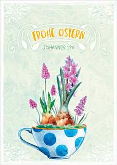 Faltkarte "Frohe Ostern"