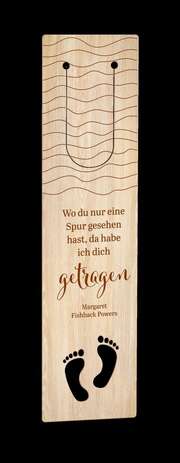 Lesezeichen "Spuren im Sand" Lesezeichen "Spuren im Sand"
