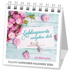 Lieblingsworte umgeben dich 2026 - Aufkleber-Kalender Lieblingsworte umgeben dich 2026 - Aufkleber-Kalender