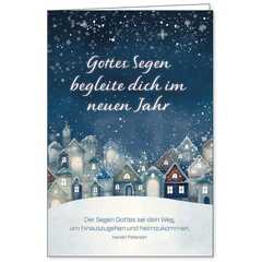 Faltkarte: Gottes Segen begleite dich im neuen Jahr Faltkarte: Gottes Segen begleite dich im neuen Jahr