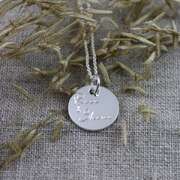 Kette mit Anhänger "rise & shine" silber Kette mit Anhänger "rise & shine" silber