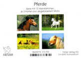 Kleinkärtchenserie Pferde, 12 Stück Kleinkärtchenserie Pferde, 12 Stück