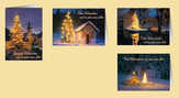 Faltkartenserie Weihnachten/Neujahr, 4 Stück Faltkartenserie Weihnachten/Neujahr, 4 Stück