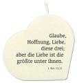 Kerze Herz "Glaube, Hoffnung, Liebe" Kerze Herz "Glaube, Hoffnung, Liebe"