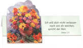 Tischkärtchen bunte Blumensträuße - 24 Karten