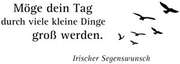 Wanddekor Motiv "Tag" - lindgrün 95cm Wanddekor Motiv "Tag" - lindgrün 95cm