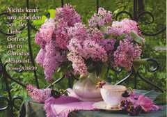 Postkarten Blumenstrauß, 6 Stück