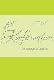 Faltkarte "Zur Konfirmation die besten Wünsche" - 5 Stück Faltkarte "Zur Konfirmation die besten Wünsche" - 5 Stück