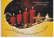 Grußkarte - Frohe Weihnachten Grußkarte - Frohe Weihnachten