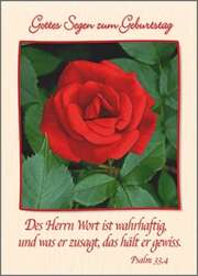 Postkarten Geburtstag, 6 Stück Postkarten Geburtstag, 6 Stück
