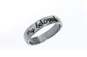 Fingerring "I will wait for my beloved" - 19mm Fingerring "I will wait for my beloved" - 19mm