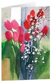Andreas Felger - Kunstkarten "Tulpenstrauß 1" 5 Stk. Kunstkarten "Tulpenstrauß 1" 5 Stk.