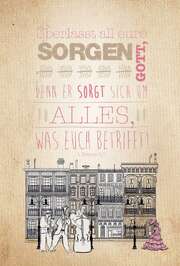 Postkarte WortProjekt "Überlasst all eure Sorgen Gott" - 10er-Pack Postkarte WortProjekt "Überlasst all eure Sorgen Gott" - 10er-Pack