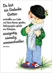 Ute Weiner - Postkarten: Du bist ein Gedanke Gottes, 12 Stück Postkarten: Du bist ein Gedanke Gottes, 12 Stück