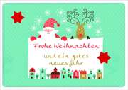 Frohe Weihnachten und ein gutes neues Jahr- Faltkarte Frohe Weihnachten und ein gutes neues Jahr- Faltkarte