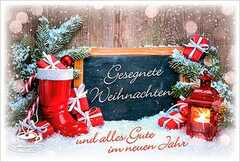 Coffee to send "Gesegnete Weihnachten"