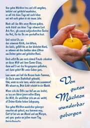 Dietrich Bonhoeffer - Postkarten: Von guten Mächten wunderbar geborgen, 4 Stück Postkarten: Von guten Mächten wunderbar geborgen, 4 Stück
