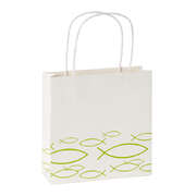 Geschenktasche "Verde" weiß Geschenktasche "Verde" weiß