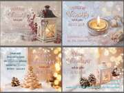Kleinkärtchenserie Weihnachten/Neujahr, 12 Stück Kleinkärtchenserie Weihnachten/Neujahr, 12 Stück